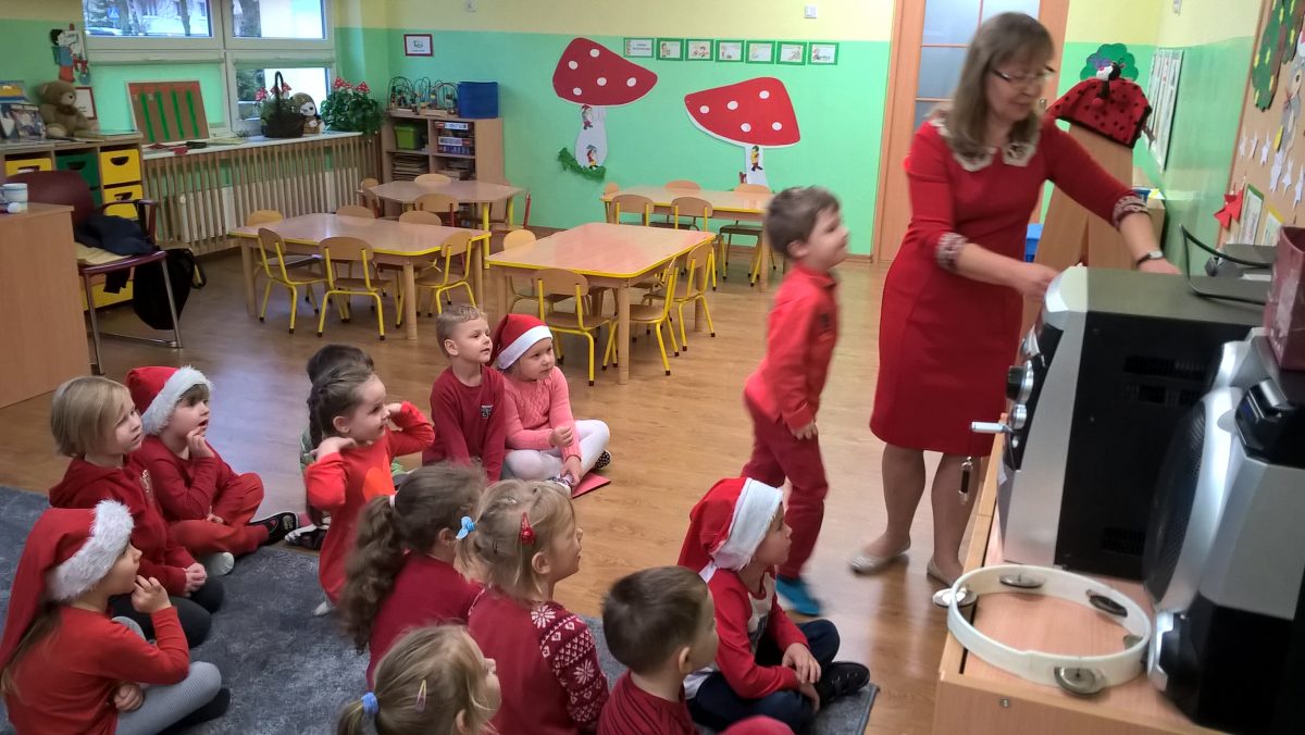 Mikołajkowe spotkanie w Przedszkolu Jarzębinka w Śremie