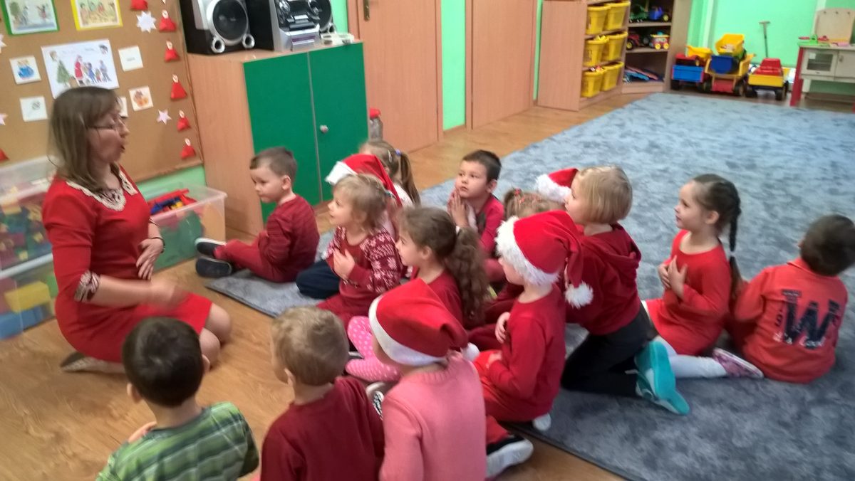 Mikołajkowe spotkanie w Przedszkolu Jarzębinka w Śremie