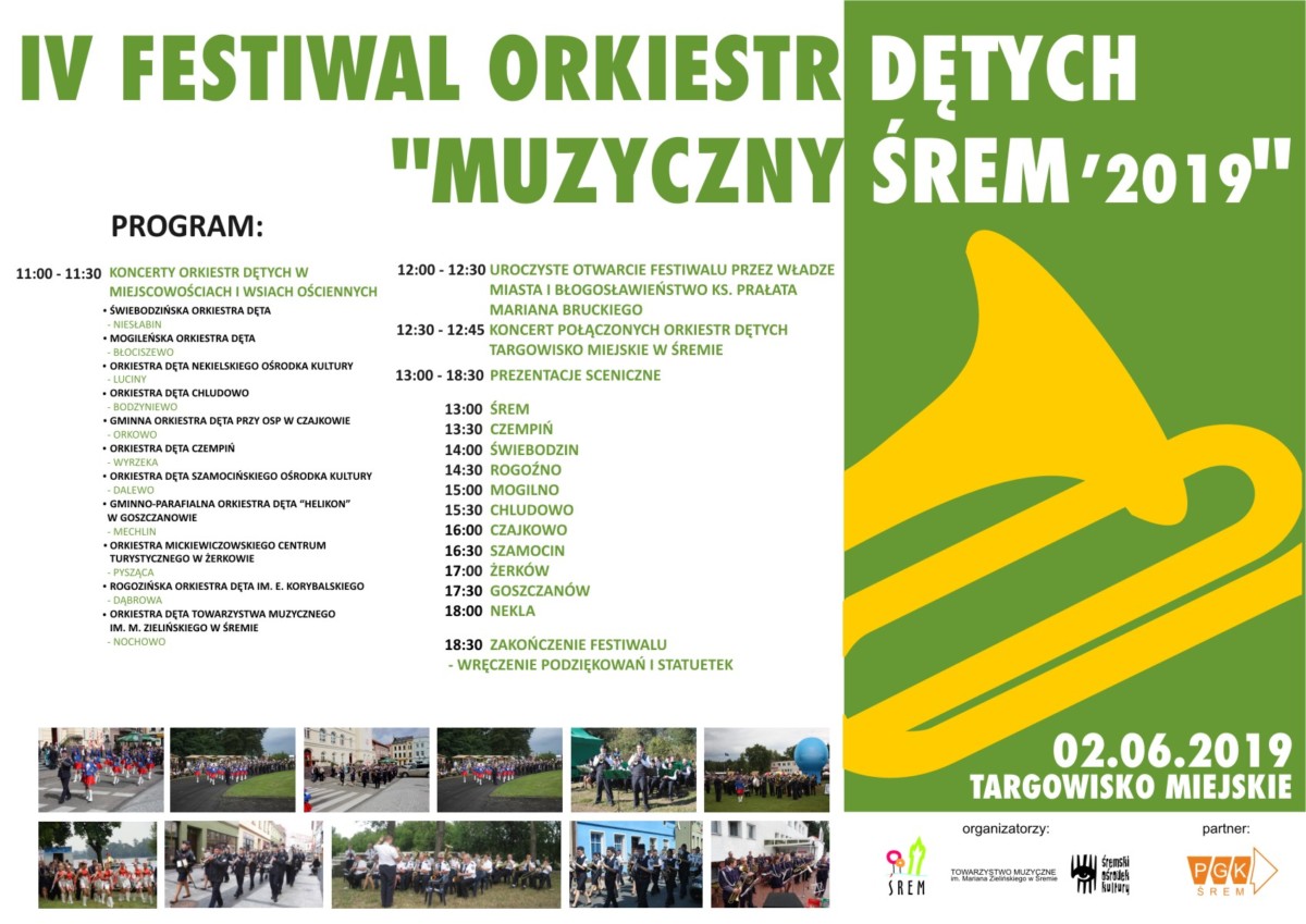 IV Festiwal Orkiestr Dętych “Muzyczny Śrem ‘2019”