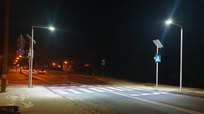 Nowe miejsca oświetlenia LED przejść dla pieszych w Śremie