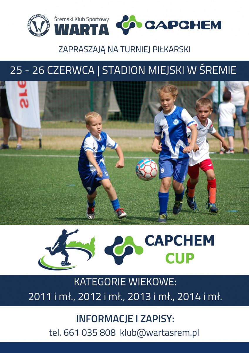 Kolejna edycja Capchem Cup w Śremie startuje w czerwcu